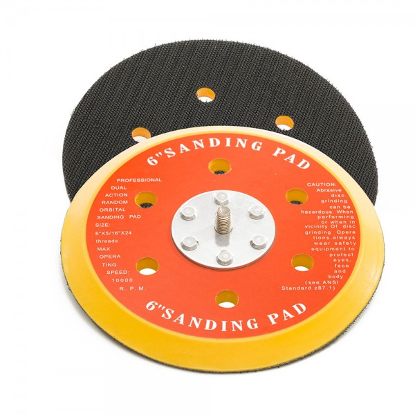 5/16"-24 Dual Action DA Backer / 6'' (150 mm)